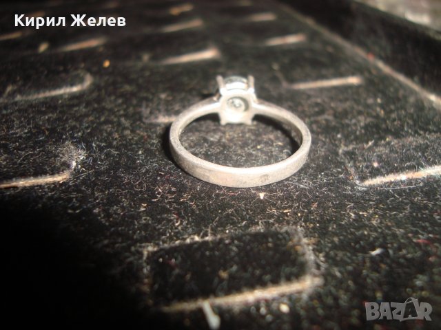 СРЕБЪРЕН НЕЖЕН АРТ ПРЪСТЕН СРЕБРО 925 с ФАСЕТИРАН ЦИРКОН 26218, снимка 7 - Пръстени - 33737127
