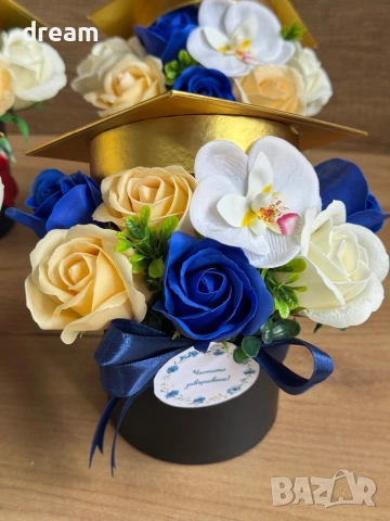 Тематични букети за абитуриенти, снимка 3 - Подаръци за жени - 54273758