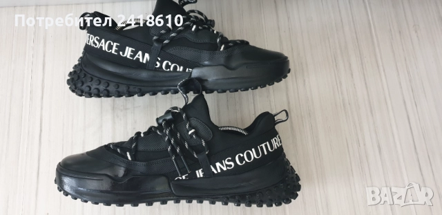 Versace Jeans Couture UK 7.5 US 8.5 Sneakers Mens Size 42/27см ОРИГИНАЛ! Мъжки Спортно - елегантни!, снимка 7 - Кецове - 51719588