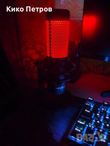 HyperX QuadCast USB кондензаторен микрофон – професионално аудио