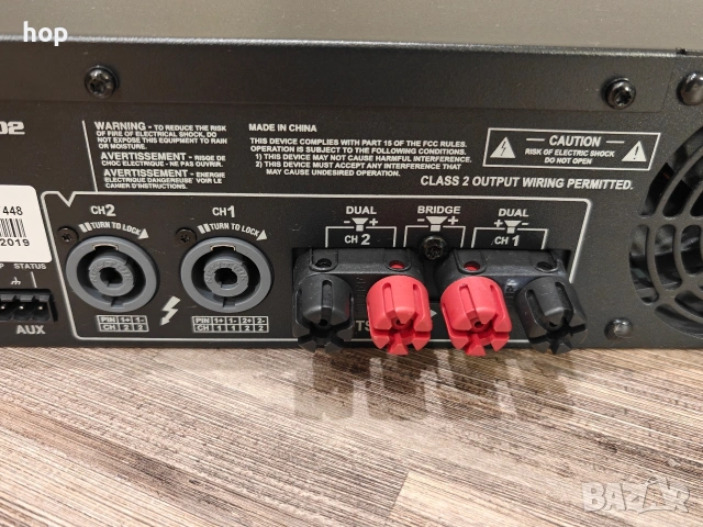 Crown XLS1002 - 2x350W, снимка 8 - Ресийвъри, усилватели, смесителни пултове - 53155606