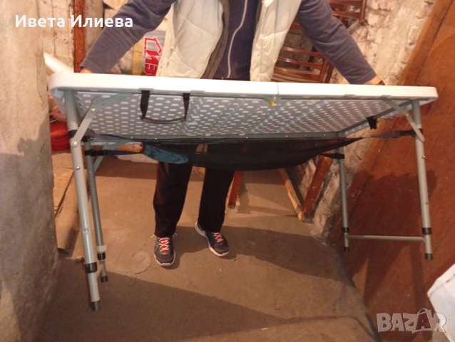 Сгъваема къмпинг маса, снимка 2 - Къмпинг мебели - 52683553