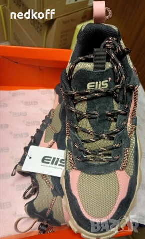 Дамски маратонки Elis ElisComfort Beige/Pink — нови, с етикет, снимка 2 - Маратонки - 54084983
