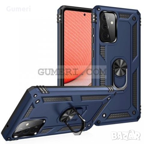 Samsung Galaxy A72 (5G) - Противоударен Хибриден Гръб с Ринг, снимка 15 - Калъфи, кейсове - 34202892