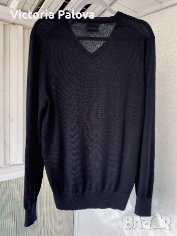 Пуловер от тънък меринос GUTTERIDGE Италия, снимка 10 - Пуловери - 42620482