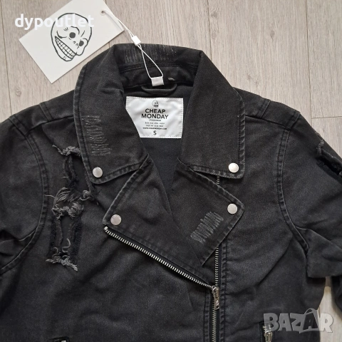 Дамско дънково яке, размер- S. , снимка 3 - Якета - 34745733