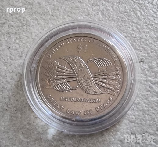 Оригинална монета.САЩ.. Един Американски долар 2000 г., снимка 2 - Нумизматика и бонистика - 39629707