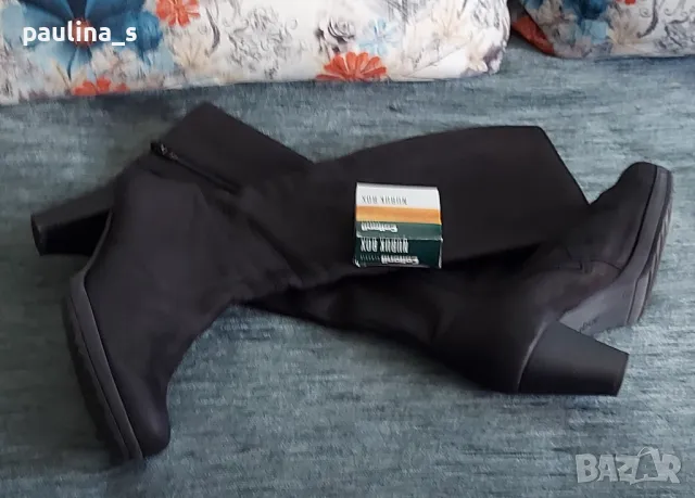 "Gabor" дамски ботуши от естествен набук с цип / N38