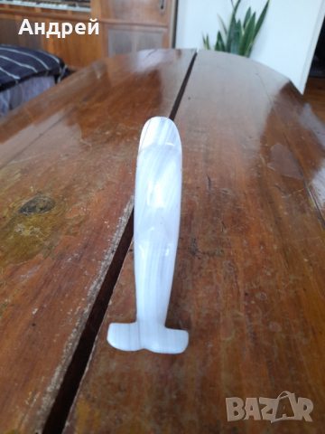 Стара Мраморна фигурка Делфин, снимка 4 - Други ценни предмети - 44511934