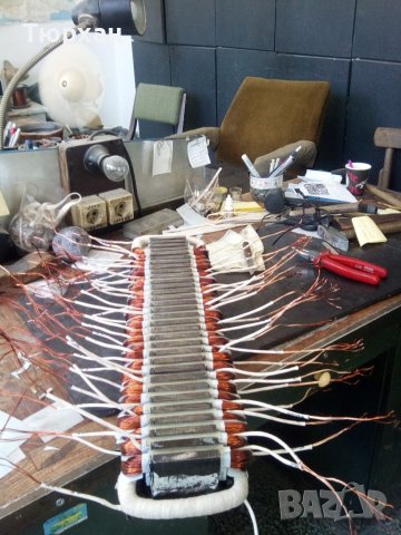 Пренавиване на електродвигатели, снимка 17 - Електродвигатели - 40311858