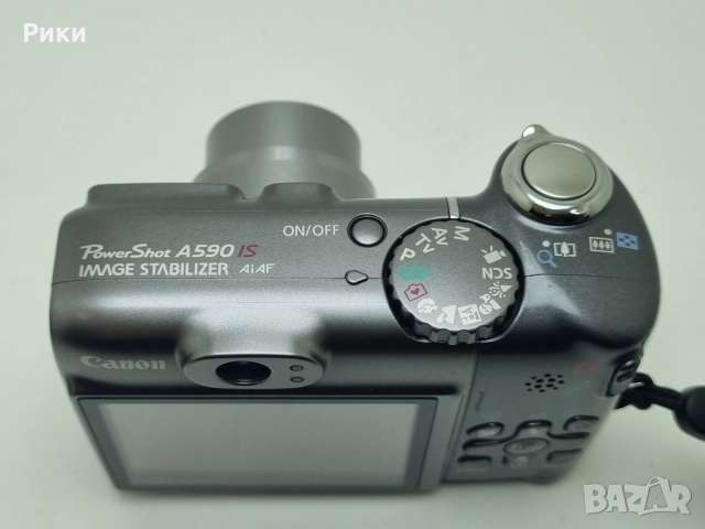 Canon PowerShot A590 IS 8.0MP Silver Compact Digital Camera 4x Zoom, снимка 11 - Фотоапарати - 52941540