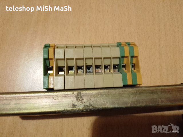 Като нов качествен клеморед с 10 отделения на дебела метална шина , снимка 2 - Други машини и части - 37761164