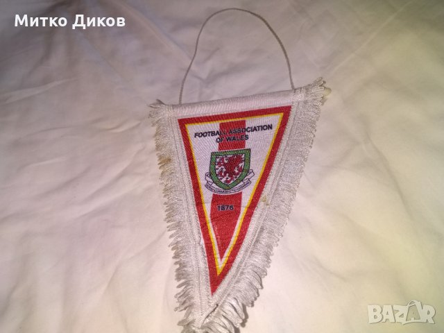 Уелс футболно флагче, снимка 1 - Футбол - 30167776