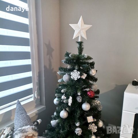 2549 Връх за елха Звезда, 2 размера, снимка 3 - Декорация за дома - 35018340