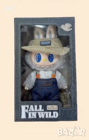 Голямо Лабубу Fall in Wild, 40см Голямо Labubu The Monsters, снимка 4 - Плюшени играчки - 51664522