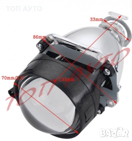 Лупи За Вграждане На Рефлекторен Фар Двойна Светлина, снимка 4 - Аксесоари и консумативи - 30335357