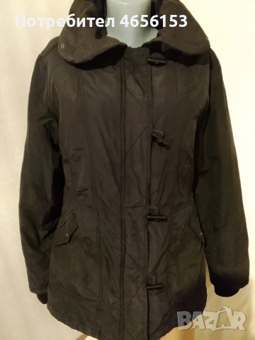 ДАМСКО ЧЕРНО ЗИМНО ЯКЕ ( ЯКЕТА , ПАРКА ) размер М , снимка 7 - Якета - 53278177