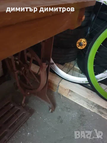 стара шевна машина крачна без интервенции, снимка 4 - Антикварни и старинни предмети - 49460874