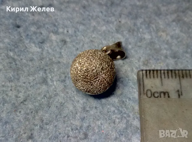 ВИНТИДЖ АРТ СРЕБЪРЕН ПЕНДАНТ ТОПЧЕ СРЕБРО 925 ПРОБА МЕДАЛЬОН 29065