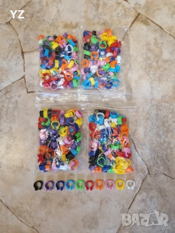 пръстени за гълъби 8мм., щракалки, снимка 4 - За птици - 51000209