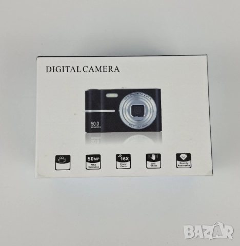 Нов цифров фотоапарат 50MP 16X Zoom с 32GB карта памет