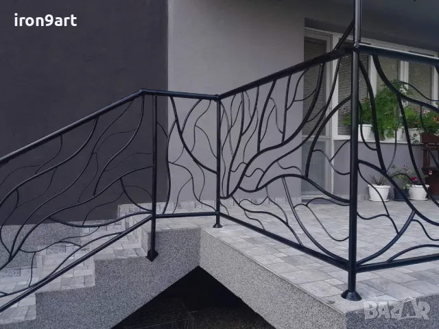 Парапети за стълбища и тераси от ковано желязо, снимка 14 - Железария - 49708839