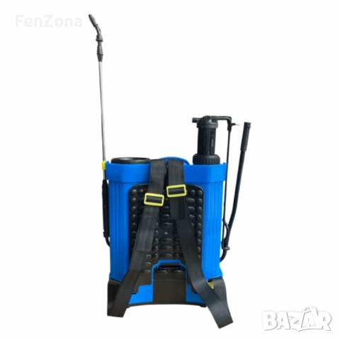Пръскачка 2 в 1 с батерия и зарядно– 16 литра, синя, снимка 3 - Напояване - 54188013