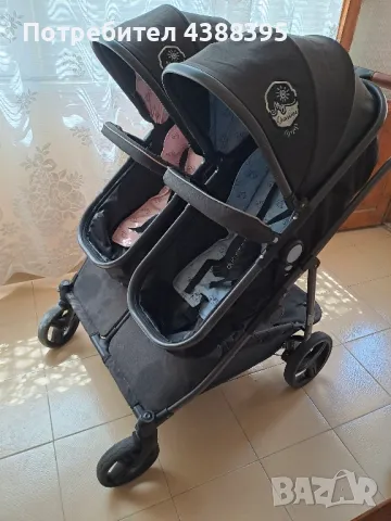 Бебешка количка Чиполино Дуо смарт за близнаци