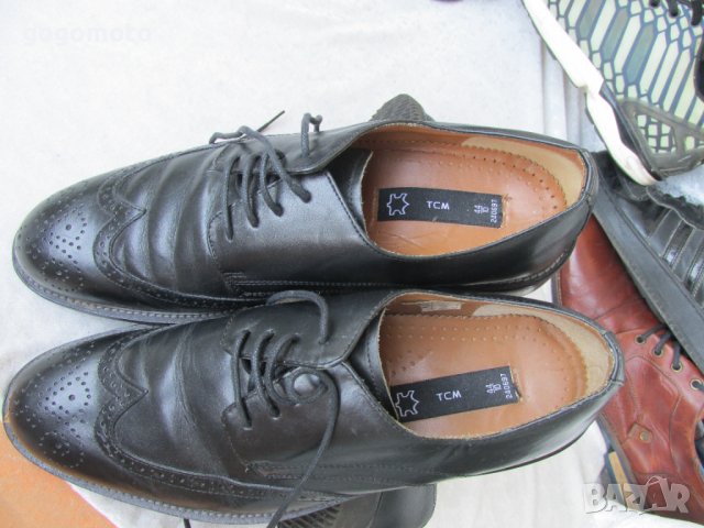 КАТО НОВИ TCM МЪЖКИ ОБУВКИ ОКСФОРД 43 - 44 ОТ ЕСТЕСТВЕНА КОЖА В ЧЕРЕН ЦВЯТ, снимка 18 - Ежедневни обувки - 37604870