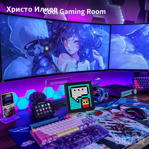 Фоторамка цифрова с пиксели 16 х 16 RGB LED програмируема Divoom Pixoo, снимка 9 - Лед осветление - 52465119