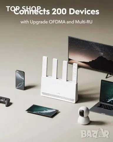 Нов Wi-Fi 7 рутер Cudy BE3600 – ултра бърз, мощен, 4 антени, VPN, снимка 7 - Друга електроника - 49203418