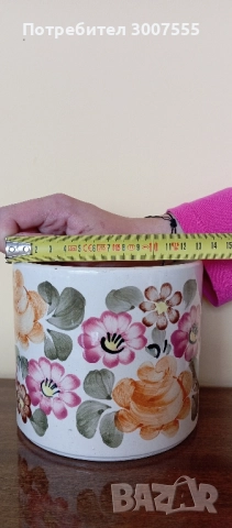 керамична саксия, снимка 2 - Декорация за дома - 51449780