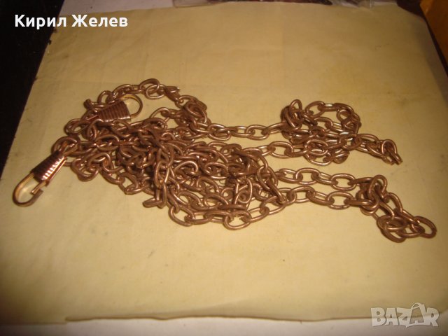 ЗЛАТИСТА АРТ ВЕРИЖКА за ДАМСКА ЧАНТИЧКА ПОДХОДЯЩА и за КЮСТЕК 18194, снимка 5 - Колиета, медальони, синджири - 35053745