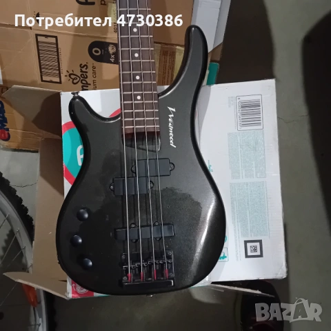 Китара - черна металик