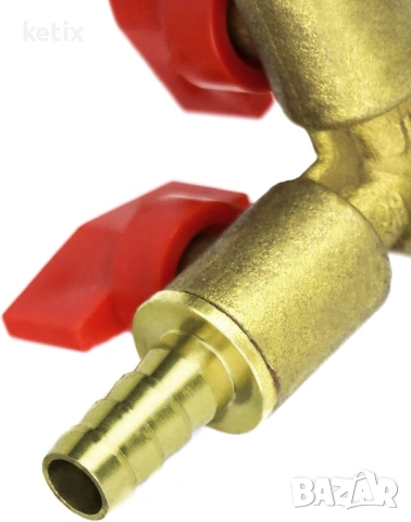 QWORK 3-пътен конектор за маркуч,8mm, снимка 4 - Други машини и части - 54050138