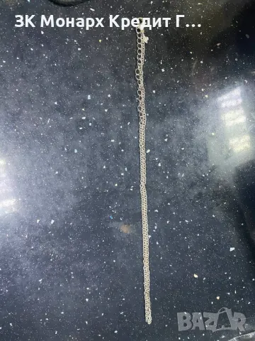 Сребърно колие, снимка 2 - Колиета, медальони, синджири - 49550490