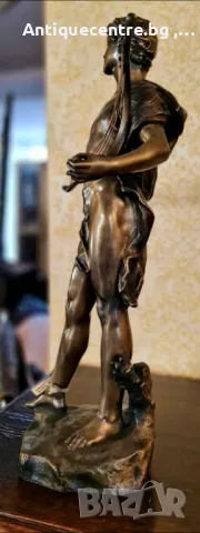 Антична ,Бронзова статуя, Франция   , снимка 4 - Статуетки - 50091340