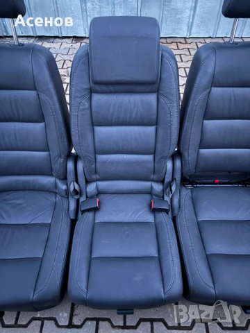 Кожени Седалки Кожен Салон за VW Touran Туран Тоуран, снимка 2 - Аксесоари и консумативи - 52150802