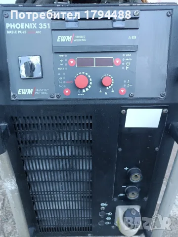 Телоподаващо EWM Phoenix 351 Basic Puls Mig Mag CO2, снимка 4 - Други машини и части - 56339874