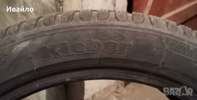 Продавам 1 брой зимна гума 225.45.17 дот 2019 Kleber , снимка 3 - Гуми и джанти - 54310053