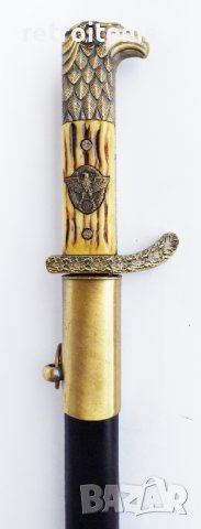 WW2 Немски Параден Полицейски Кортик, Щик-нож, снимка 7 - Колекции - 38714697