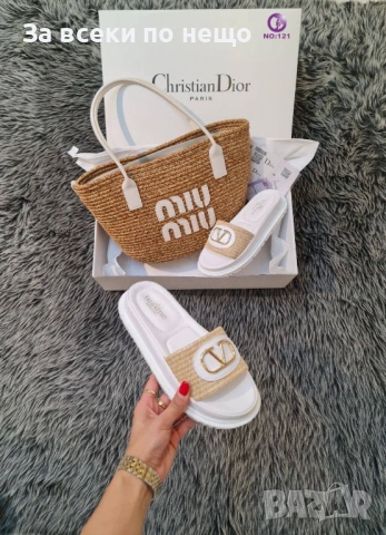 Hermes🩴Miu Miu🩴Valentino Дамски Чехли - Различни Цветове И Модели Код SK1135