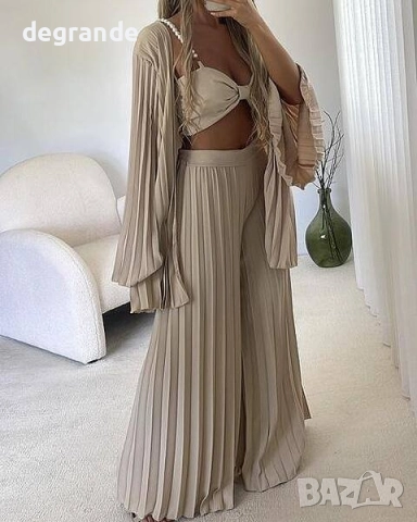 ❌Ликвидация❌ Елегантен плисиран комплект , снимка 2 - Комплекти - 51639920