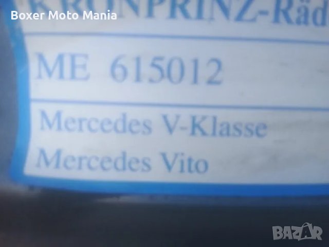 V-Klasse,Viano/Vito Mercedes Benz,джанти 5.5Jx15",ЕТ 60,4броя , снимка 2 - Гуми и джанти - 47704244