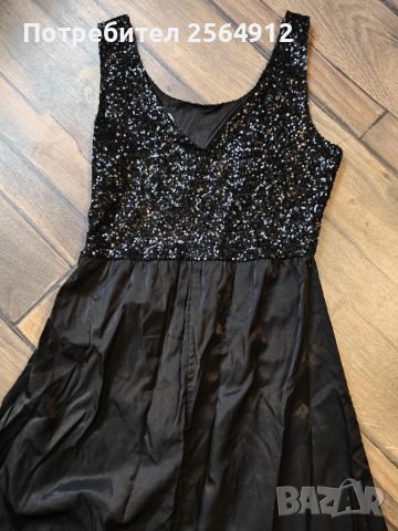 продавам черна рокля , снимка 3 - Рокли - 50481353