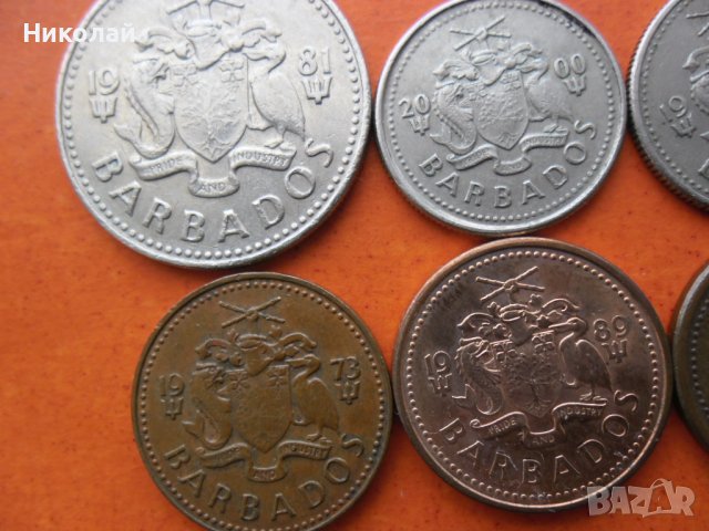 Лот монети Барбадос, снимка 3 - Нумизматика и бонистика - 40614394