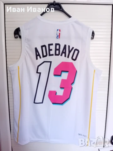 Чисто нов оригинален потник на Miami Heat - Bam Adebayo, снимка 3 - Баскетбол - 50669732