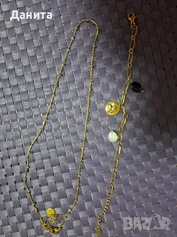 Много красиво колие с гривна , снимка 2 - Бижутерийни комплекти - 48357655