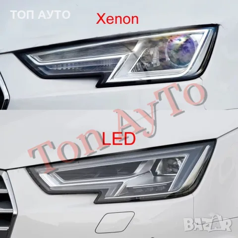 Капаци Стъкла за Фарове А4 Б9 Ауди Audi A4 B9 2015-2019 Капаци Фарове Стъкла Комплект, снимка 5 - Части - 55920094