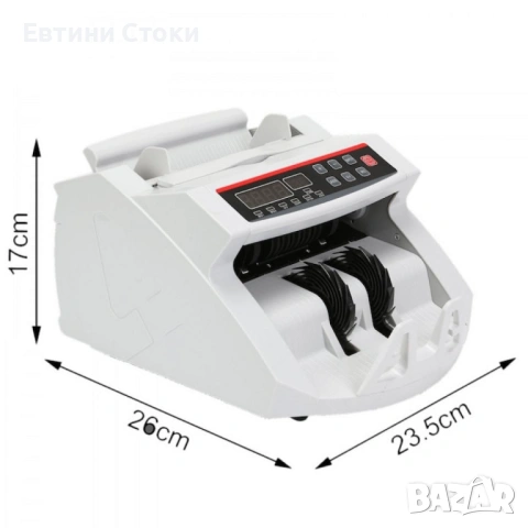 Професионална машина за броене на евро и лев, снимка 6 - Друга електроника - 53280238